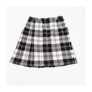 O'Neil of Dublin Ireland Plaid Black and White Pencil Skirt SZ8